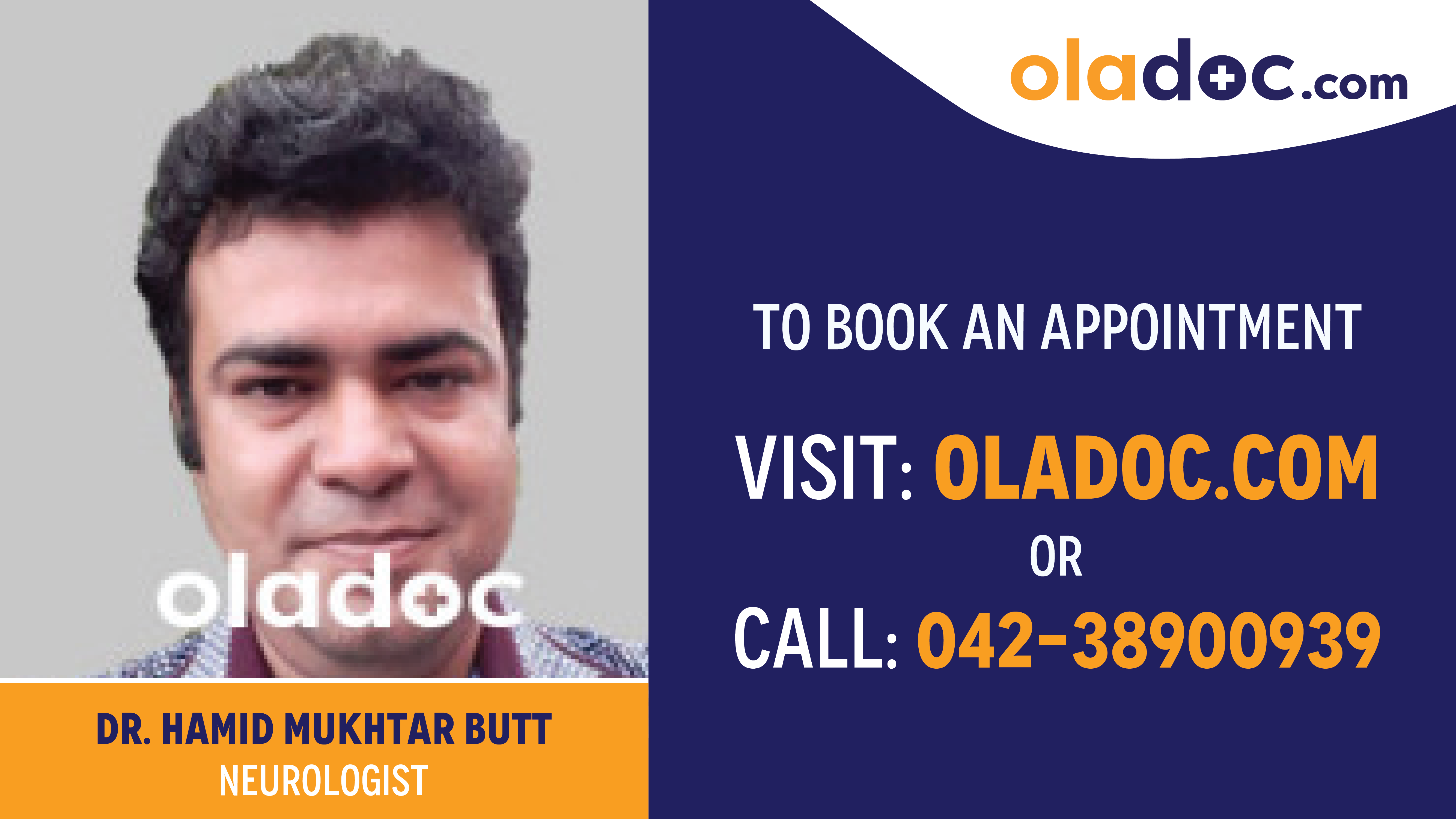 Book appointment with Dr.Hamid Mukhtar Butt-best Neurologist in Lahore